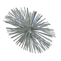 &Oslash; 250 mm Schornsteinbesen Stahl