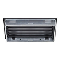 Ventlab Lamellengitter verstellbar 325 x 170 mm, schwarz