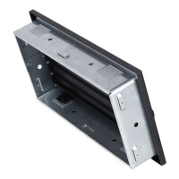 Ventlab Lamellengitter verstellbar 325 x 170 mm, schwarz