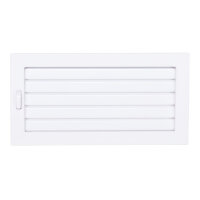 Ventlab Lamellengitter verstellbar 325 x 170 mm, weiß