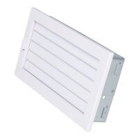 Ventlab Lamellengitter verstellbar 325 x 170 mm, weiß