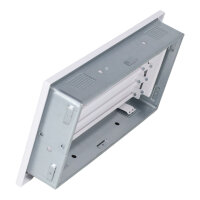 Ventlab Lamellengitter verstellbar 325 x 170 mm, wei&szlig;