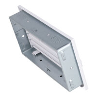 Ventlab Lamellengitter verstellbar 325 x 170 mm, wei&szlig;