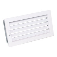 Ventlab Lamellengitter verstellbar 325 x 170 mm, wei&szlig;