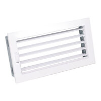 Ventlab Lamellengitter verstellbar 325 x 170 mm, wei&szlig;