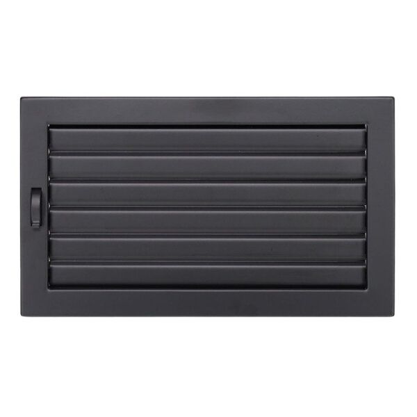 Ventlab Lamellengitter verstellbar 325 x 195 mm, schwarz