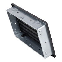 Ventlab Lamellengitter verstellbar 325 x 195 mm, schwarz