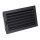 Ventlab Lamellengitter verstellbar 325 x 195 mm, schwarz
