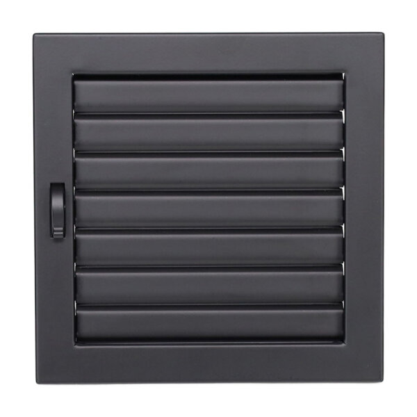 Ventlab Lamellengitter verstellbar 220 x 220 mm, schwarz