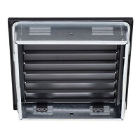 Ventlab Lamellengitter verstellbar 220 x 220 mm, schwarz