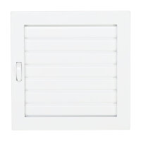 Ventlab Lamellengitter verstellbar 220 x 220 mm, weiß
