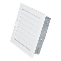 Ventlab Lamellengitter verstellbar 220 x 220 mm, weiß