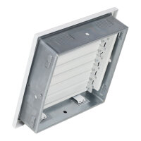 Ventlab Lamellengitter verstellbar 220 x 220 mm, wei&szlig;