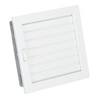 Ventlab Lamellengitter verstellbar 220 x 220 mm, wei&szlig;