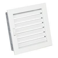 Ventlab Lamellengitter verstellbar 220 x 220 mm, wei&szlig;