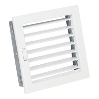 Ventlab Lamellengitter verstellbar 220 x 220 mm, wei&szlig;