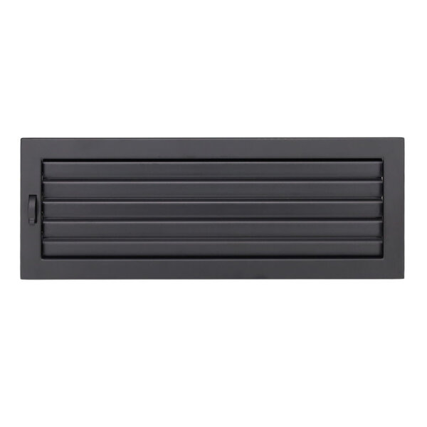 Ventlab Lamellengitter verstellbar 450 x 170 mm, schwarz