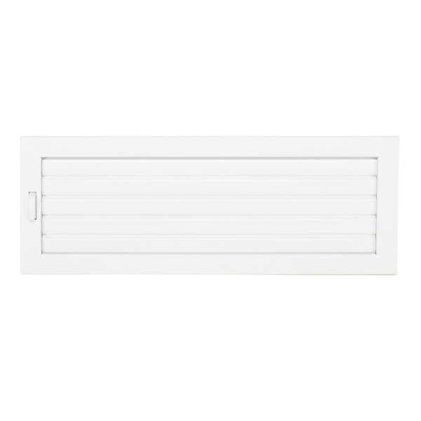 Ventlab Lamellengitter verstellbar 450 x 170 mm, weiß