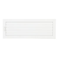 Ventlab Lamellengitter verstellbar 450 x 170 mm, weiß