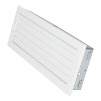 Ventlab Lamellengitter verstellbar 450 x 170 mm, weiß