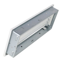 Ventlab Lamellengitter verstellbar 450 x 170 mm, wei&szlig;