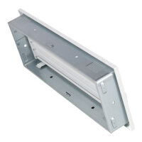 Ventlab Lamellengitter verstellbar 450 x 170 mm, wei&szlig;