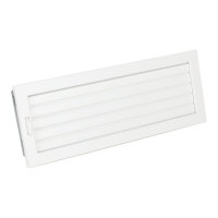 Ventlab Lamellengitter verstellbar 450 x 170 mm, wei&szlig;