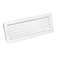 Ventlab Lamellengitter verstellbar 450 x 170 mm, wei&szlig;