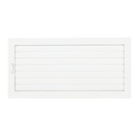 Ventlab Lamellengitter verstellbar 450 x 220 mm, weiß
