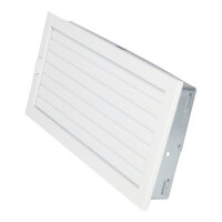 Ventlab Lamellengitter verstellbar 450 x 220 mm, weiß