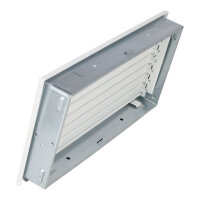 Ventlab Lamellengitter verstellbar 450 x 220 mm, wei&szlig;