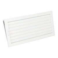 Ventlab Lamellengitter verstellbar 450 x 220 mm, wei&szlig;