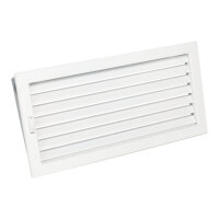 Ventlab Lamellengitter verstellbar 450 x 220 mm, wei&szlig;