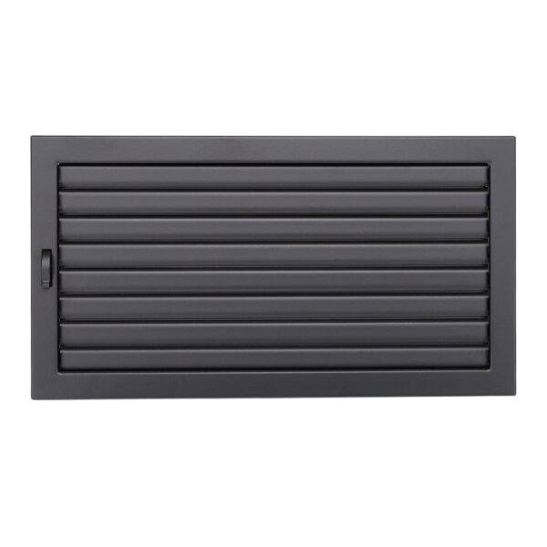 Ventlab Lamellengitter verstellbar 450 x 240 mm, schwarz