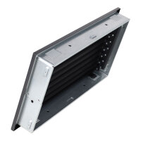 Ventlab Lamellengitter verstellbar 450 x 240 mm, schwarz