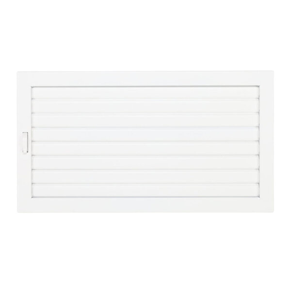 Ventlab Lamellengitter verstellbar 450 x 240 mm, weiß