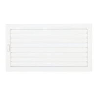 Ventlab Lamellengitter verstellbar 450 x 240 mm, weiß