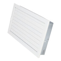 Ventlab Lamellengitter verstellbar 450 x 240 mm, weiß
