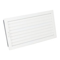 Ventlab Lamellengitter verstellbar 450 x 240 mm, wei&szlig;