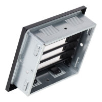 Ventlab Lamellengitter feststehend 190 x 170 mm, schwarz