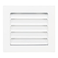 Ventlab Lamellengitter feststehend 190 x 170 mm, weiß