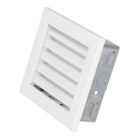 Ventlab Lamellengitter feststehend 190 x 170 mm, weiß