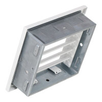 Ventlab Lamellengitter feststehend 190 x 170 mm, wei&szlig;