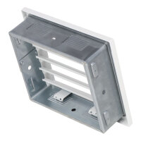 Ventlab Lamellengitter feststehend 190 x 170 mm, wei&szlig;