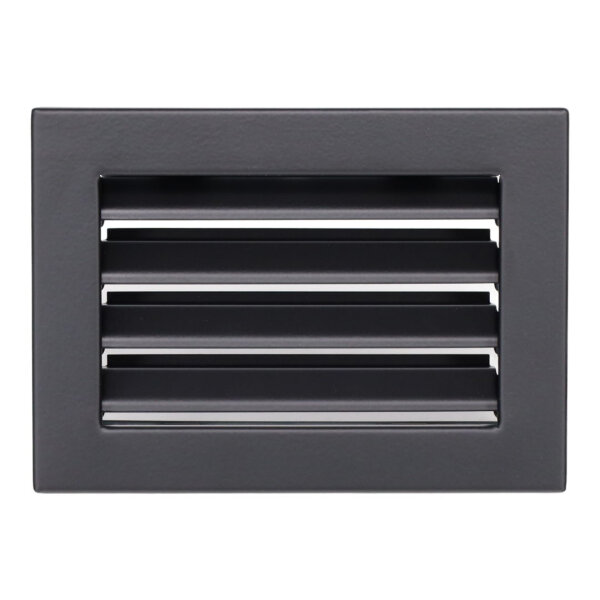 Ventlab Lamellengitter feststehend 200 x 145 mm, schwarz