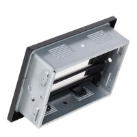 Ventlab Lamellengitter feststehend 200 x 145 mm, schwarz