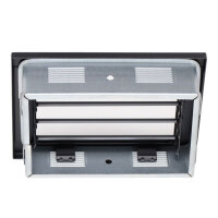 Ventlab Lamellengitter feststehend 200 x 145 mm, schwarz