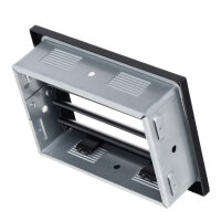 Ventlab Lamellengitter feststehend 200 x 145 mm, schwarz