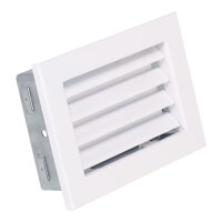 Ventlab Lamellengitter feststehend 200 x 145 mm, wei&szlig;