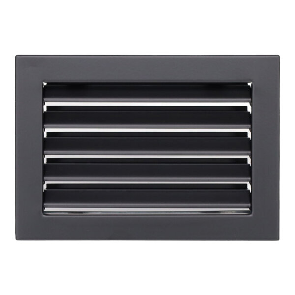 Ventlab Lamellengitter feststehend 240 x 170 mm, schwarz